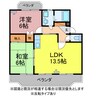 グレースリヴラン 2LDKの間取り