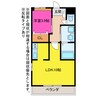 花水木Ⅱ 1LDKの間取り