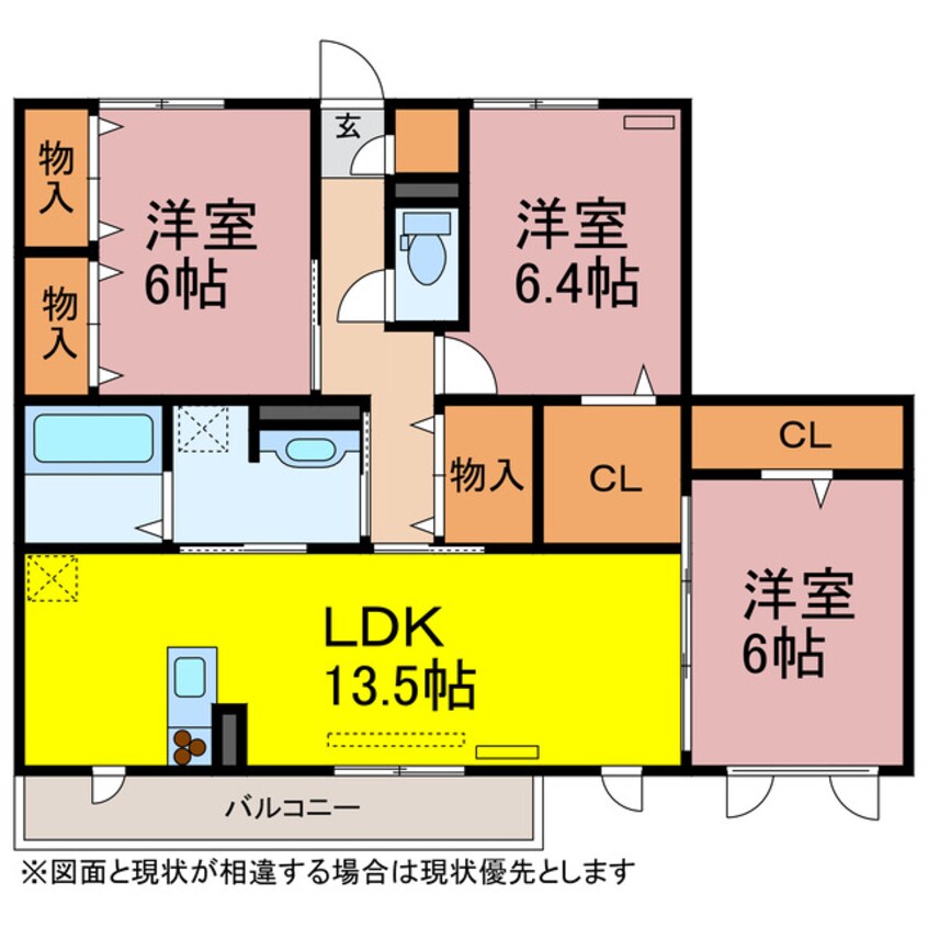 間取図 ノール椿