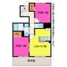 リアン 2LDKの間取り