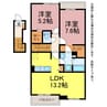 ベラ　フェリーチェ 2LDKの間取り