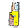 D-room大崎 1LDKの間取り