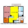 クレアンジュ 1LDKの間取り