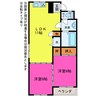 アーバンハイムＩＮＡ 2LDKの間取り