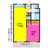アーバンハイムＩＮＡ 1LDKの間取り
