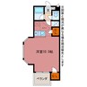 セザンヌ小坂井 1Rの間取り