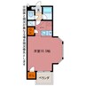 セザンヌ小坂井 1Rの間取り