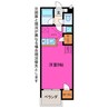 セザンヌ小坂井 1Rの間取り