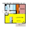ガーデンパーク 1LDKの間取り