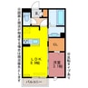 D-roomKG 1LDKの間取り