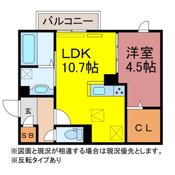 間取図 フォンテーヌ