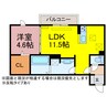 OTT's豊栄 1LDKの間取り