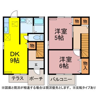 間取図 フローラ北浦