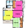 ドミール92 3DKの間取り
