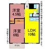 ヴィアレッタ 2LDKの間取り