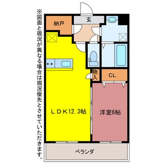 間取図 アヴェニュー赤代