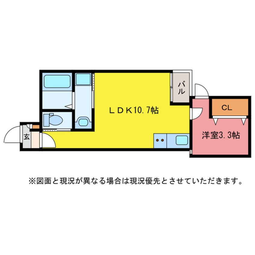 間取図 Warren shirotori Ⅰ