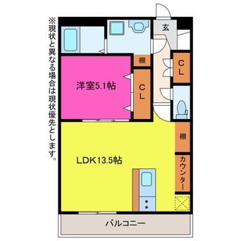 間取図 ル・シヤージュ