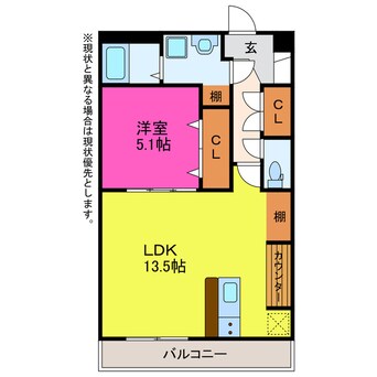 間取図 ル・シヤージュ