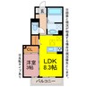 ルーチェ野口町 1LDKの間取り