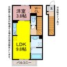 ルーチェ野口町 1LDKの間取り