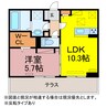 ミエル　ノール 1LDKの間取り