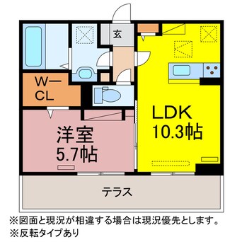 間取図 ミエル　ノール