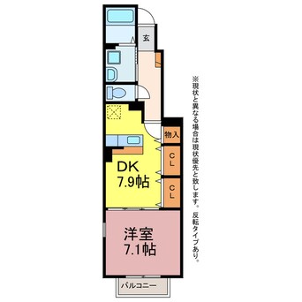 間取図 スウィートノーブル　B