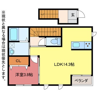 間取図 カーサ伊奈