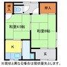 中部町二丁目23番1貸家群 2Kの間取り