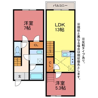 間取図 セザンヌ北畑