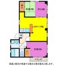 リッチモンドクロス 2LDKの間取り