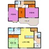 豊川市上野戸建 3LDK+Sの間取り