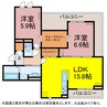 ペルレK 2LDKの間取り