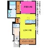ルート1サイド 1LDKの間取り