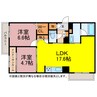 シャーメゾンＫｏｕ 2LDKの間取り