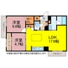 シャーメゾンＫｏｕ 2LDKの間取り