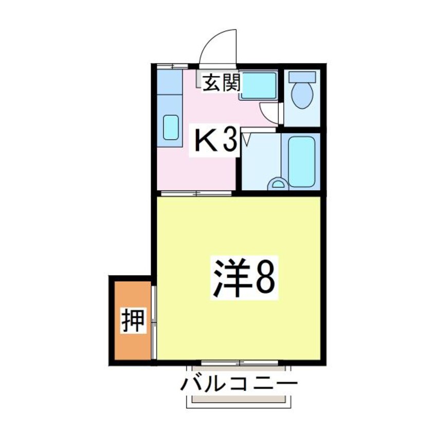 間取図 アプローズ東太田