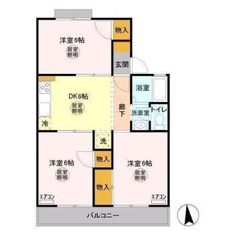 間取図 サニーヒルハイツ