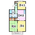 メゾンルミエールＣの間取図