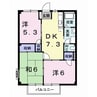 みそのハイツ 3DKの間取り