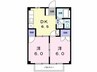 グリーンハイツＡ 2DKの間取り