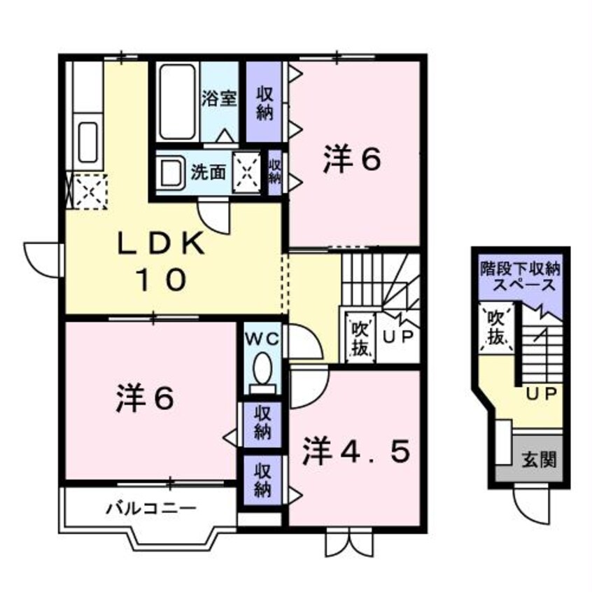 間取図 ブロードヒルⅡ