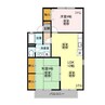 サンフラワー(木更津市) 2LDKの間取り