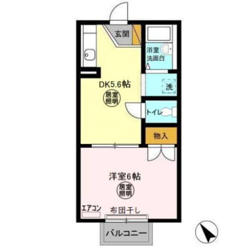 間取図 エルザ南久保