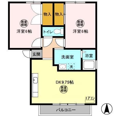 間取り図 ルミエールコート