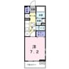 ディアコート(五井中央西) 1Kの間取り