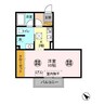 ガーデンヒルズＢ 1Kの間取り