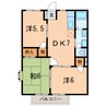 グリーンハイツ 3DKの間取り