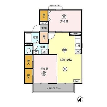 間取図 メゾンベール壱番館